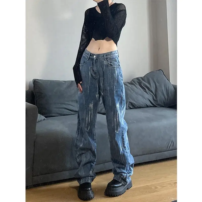 NSMW MI Large Size Denim Wide Leg Pants Summer Korean Version Loose Straight Trousers High Waist Slim All-match Mopping Pants
NSMW MI Large Size Denim Wide Leg Pants Summer Korean Version Loose Straight Trousers High Waist Slim All-match Mopping Pants