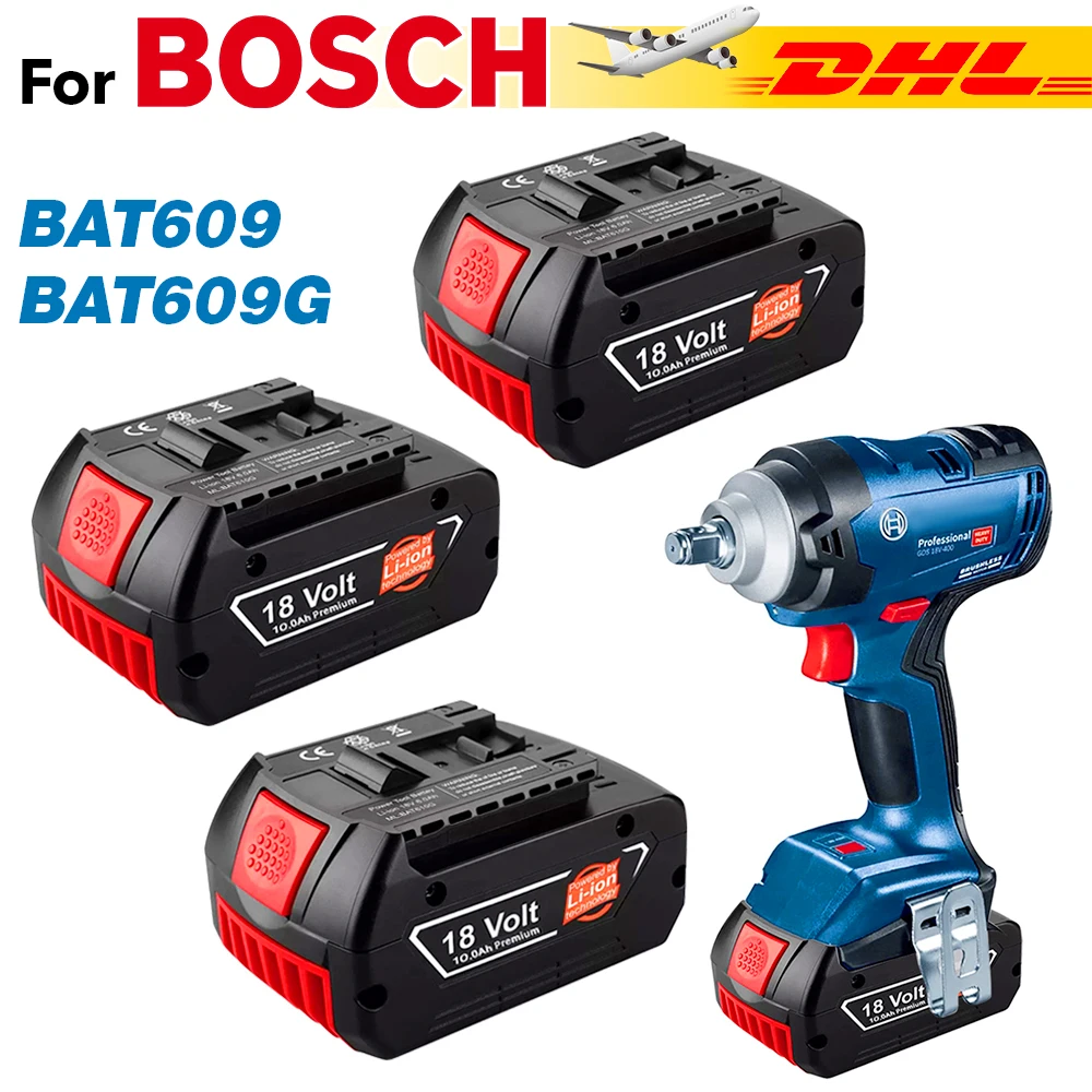 For Bosch 18V 6.0A Backup Battery Portable Replacement BAT609 18V 6.0 8.0 10ah 100% Original Rechargeable Lithium Ion Battery
For Bosch 18V 6.0A Backup Battery Portable Replacement BAT609 18V 6.0 8.0 10ah 100% Original Rechargeable Lithium Ion Battery