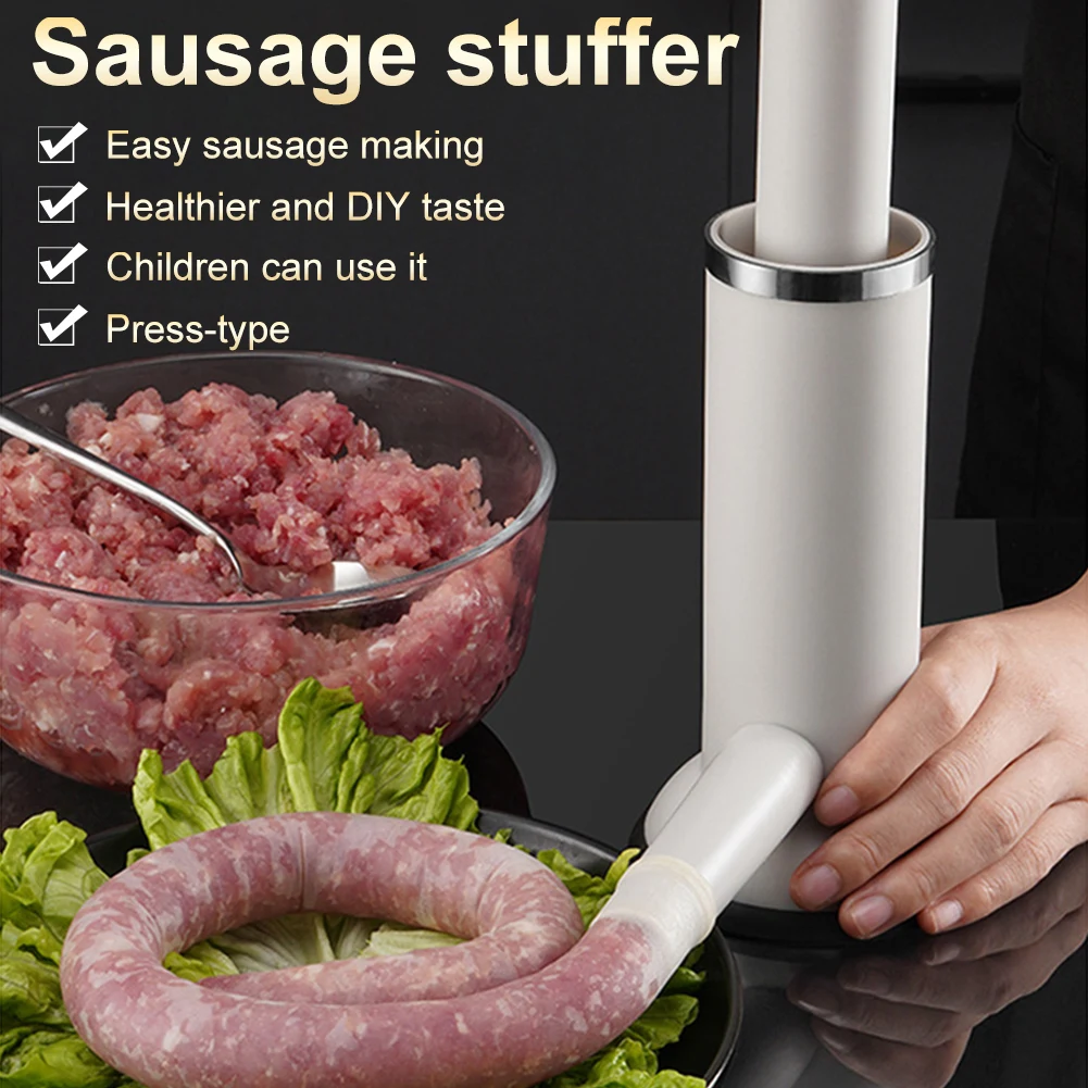 Sausage Maker Meatball Maker Sausage Stuffer Homemade Sausage Tool Dual Use Sausage Meatball Tool Sausage Meatball Filler
Sausage Maker Meatball Maker Sausage Stuffer Homemade Sausage Tool Dual Use Sausage Meatball Tool Sausage Meatball Filler