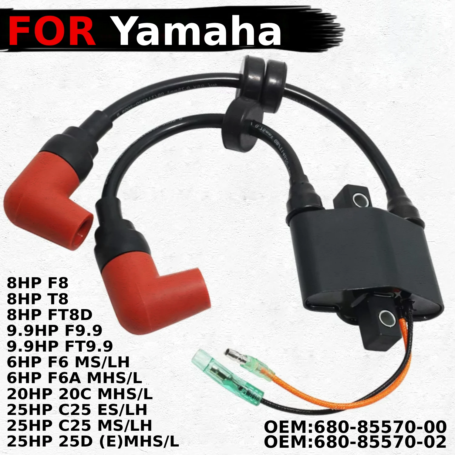 Стартовая катушка зажигания двигателя для мотоциклов Yamaha 6HP F6 MS/LH 8HP FT8D 9.9HP F9.9 20HP 20C MHS/L 25HP C25 OEM:680-85570-00
Стартовая катушка зажигания двигателя для мотоциклов Yamaha 6HP F6 MS/LH 8HP FT8D 9.9HP F9.9 20HP 20C MHS/L 25HP C25 OEM:680-85570-00