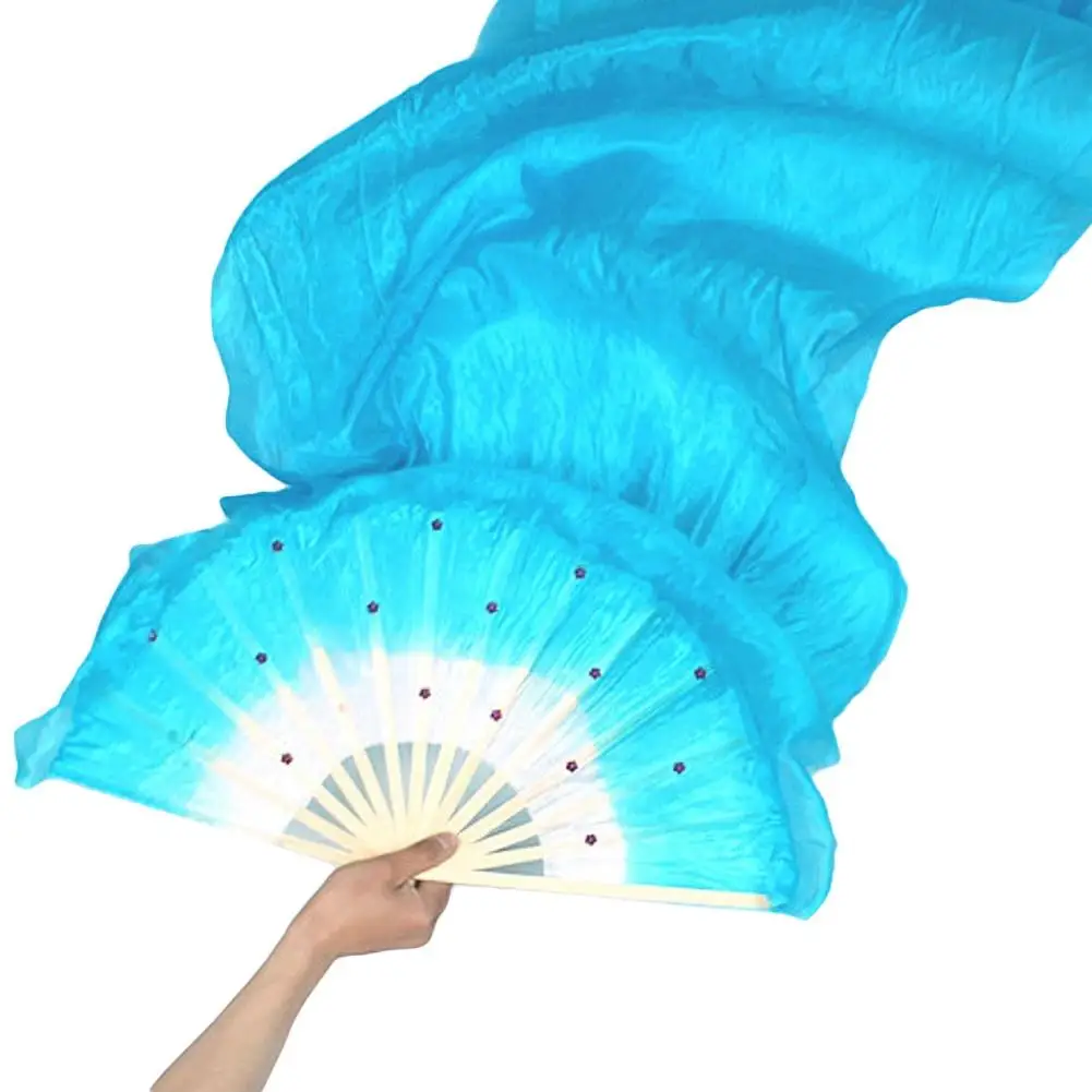 Hand Made Colorful Silk Fans Dancing Bamboo Long Silk Fans Tools Simulation Veils Fans for Women Belly Dance Costume
Hand Made Colorful Silk Fans Dancing Bamboo Long Silk Fans Tools Simulation Veils Fans for Women Belly Dance Costume