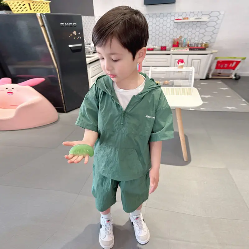 Children Clothing Set Boys Summer Short Sleeve T Shirt Shorts Simple Style Casual Sportswear 2023 New Thin Two Piece Set Kids
Children Clothing Set Boys Summer Short Sleeve T Shirt Shorts Simple Style Casual Sportswear 2023 New Thin Two Piece Set Kids
