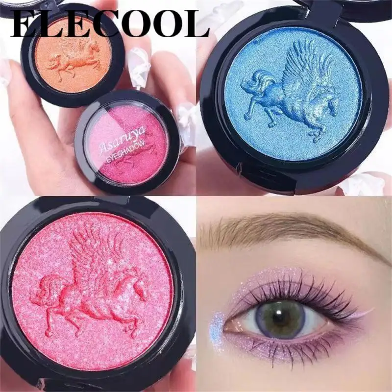 

Pegasus Eyeshadow Palette Noble Pearlescent Shimmer Shiny Cool Eye Makeup Brighten Eyes Cosmetics Glitter Eyeshadow 12 Color