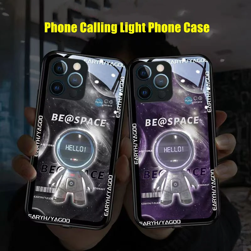 Space Astronaut 7 Color LED Light Glowing Luminous Tempered Glass Back Phone Case for OPPO Reno 4 5 6 7 8 9 Find X5 Pro Plus
Space Astronaut 7 Color LED Light Glowing Luminous Tempered Glass Back Phone Case for OPPO Reno 4 5 6 7 8 9 Find X5 Pro Plus