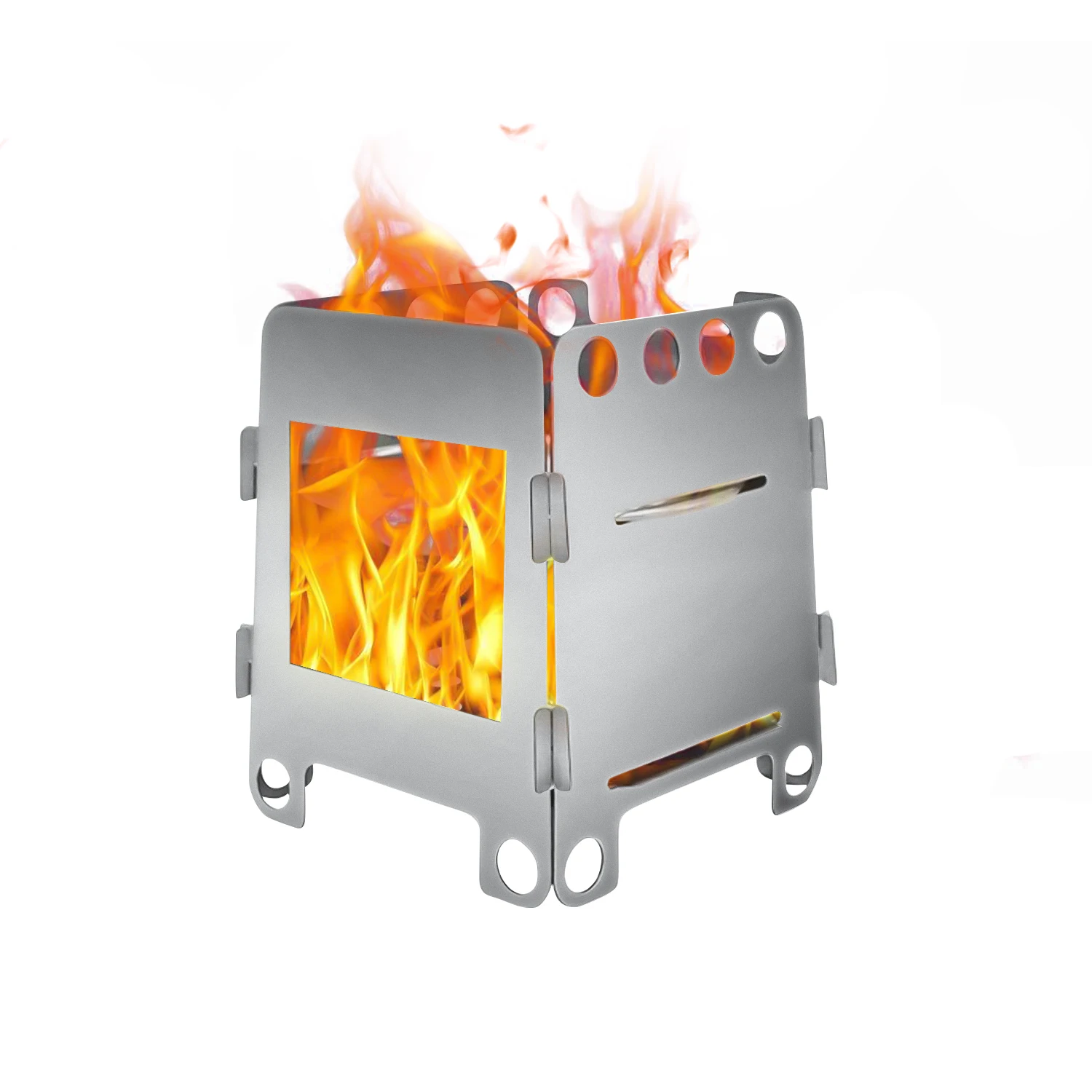 Westtune Outdoor Mini Firewood Stove Stainless Steel Split Camping Stoves Portable Ultralight Folding Wood Stove for Hiking
Westtune Outdoor Mini Firewood Stove Stainless Steel Split Camping Stoves Portable Ultralight Folding Wood Stove for Hiking