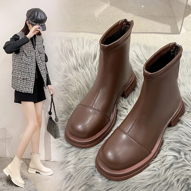 New Arrivals Soft Boots Woman Boots Fashion Round PU Ankle Boots 2022 Winter Elastic Black Boots warm Comfortable Boots
New Arrivals Soft Boots Woman Boots Fashion Round PU Ankle Boots 2022 Winter Elastic Black Boots warm Comfortable Boots