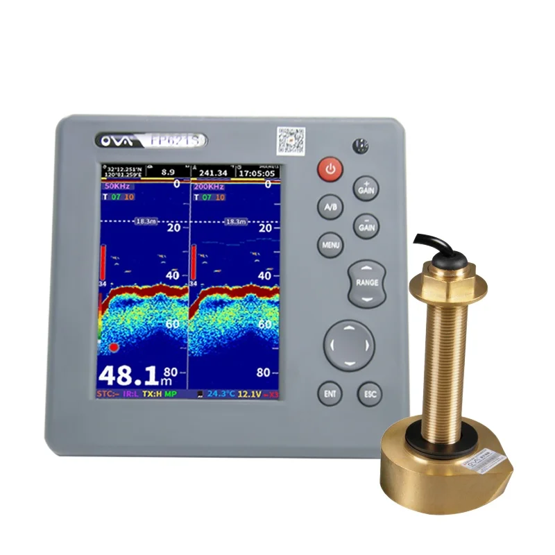 Рыбопоисковый эхолот Ova Marine с преобразователем, 6 дюймов
Рыбопоисковый эхолот Ova Marine с преобразователем, 6 дюймов