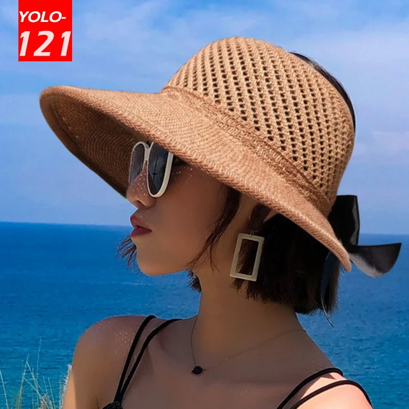 Summer Female Sun Hats Big Brim Classic Bowknot Foldable Fashion Straw Hat Casual Outdoor Beach Cap for Women UV Protected Hat
Summer Female Sun Hats Big Brim Classic Bowknot Foldable Fashion Straw Hat Casual Outdoor Beach Cap for Women UV Protected Hat