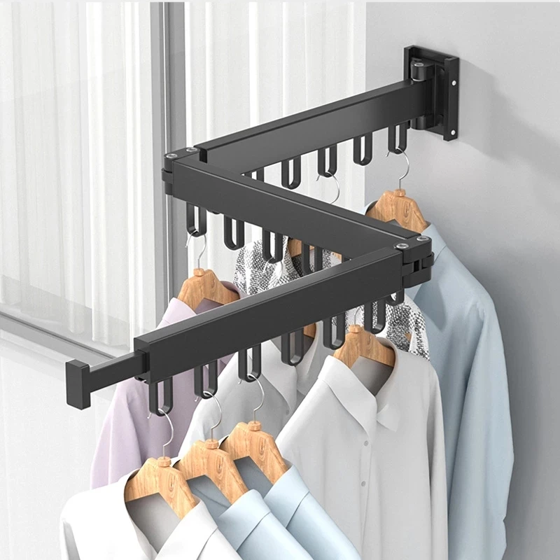 Clothes Aluminum Balcony Clothesline Bathroom Drying Rack Wall Clothes Mounted Home Space Hanger Laundry Folding Multifunction
Clothes Aluminum Balcony Clothesline Bathroom Drying Rack Wall Clothes Mounted Home Space Hanger Laundry Folding Multifunction