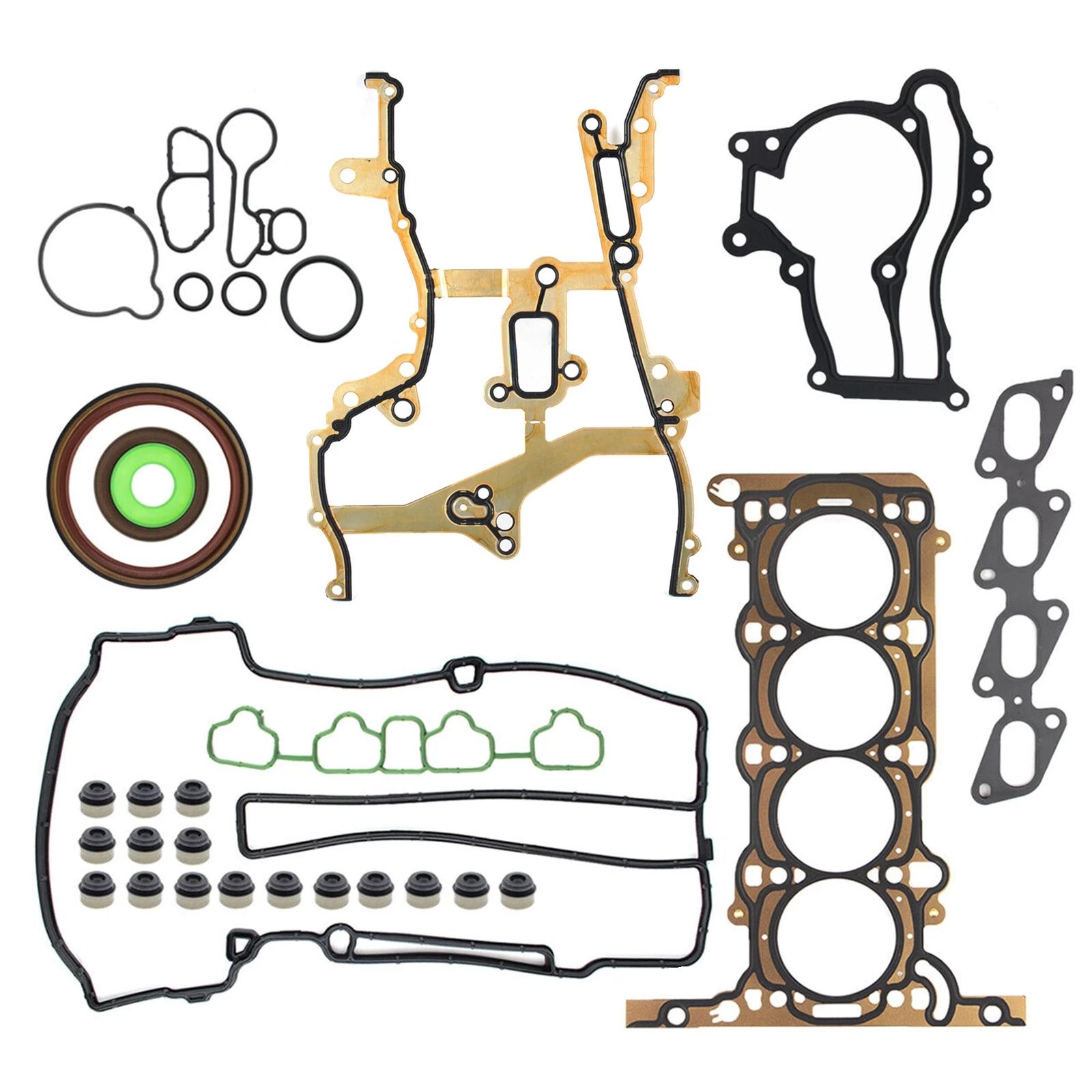 Комплект Прокладок Головки HS54898 для 11-16 Chevrolet Cruze Sonic Trax Buick Encore 1,4, комплект для ремонта двигателя, автомобильные аксессуары