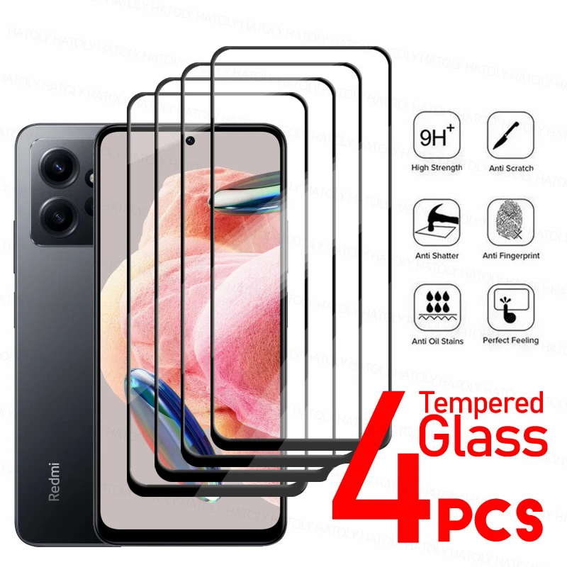 4Pcs Glass For Xiaomi Redmi Note 12 4G Screen Protector Xiaomi Redmi Note 12 Pro Plus Global Tempered Glass Full Glue Phone Film
4Pcs Glass For Xiaomi Redmi Note 12 4G Screen Protector Xiaomi Redmi Note 12 Pro Plus Global Tempered Glass Full Glue Phone Film