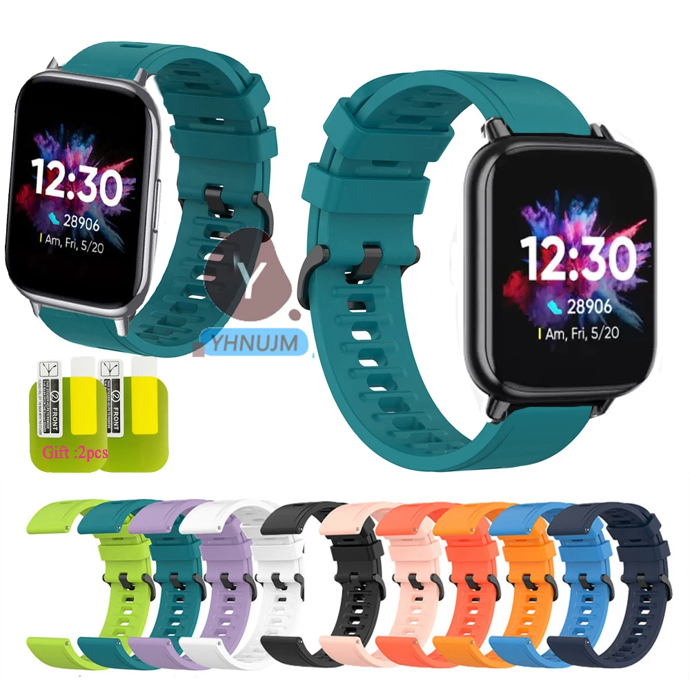DIZO Watch 2 strap Silicone band Wristband DIZO Watch Pro Smart Watch strap DIZO watch Protective film screen protector
DIZO Watch 2 strap Silicone band Wristband DIZO Watch Pro Smart Watch strap DIZO watch Protective film screen protector