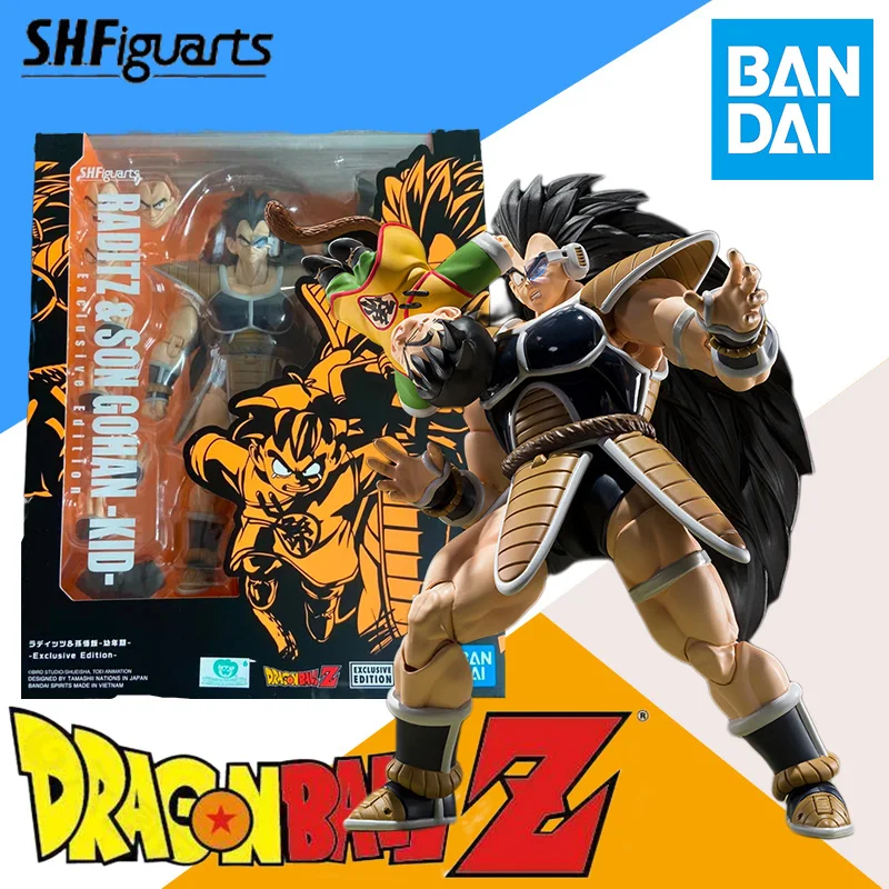 Bandai Original Box SHF Dragon Ball Z RADITZ & SON GOHAN KID Exclusive Edition Anime Action Figure Model Toy Gift for Children
Bandai Original Box SHF Dragon Ball Z RADITZ & SON GOHAN KID Exclusive Edition Anime Action Figure Model Toy Gift for Children