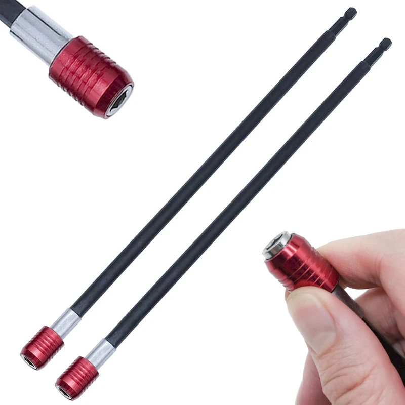 2Pcs Drill Bit Extension Set,12Inch Magnetic Screwdriver Bit Holder 1/4Inch Hex Quick Change Bit Holder Socket Adapter
2Pcs Drill Bit Extension Set,12Inch Magnetic Screwdriver Bit Holder 1/4Inch Hex Quick Change Bit Holder Socket Adapter