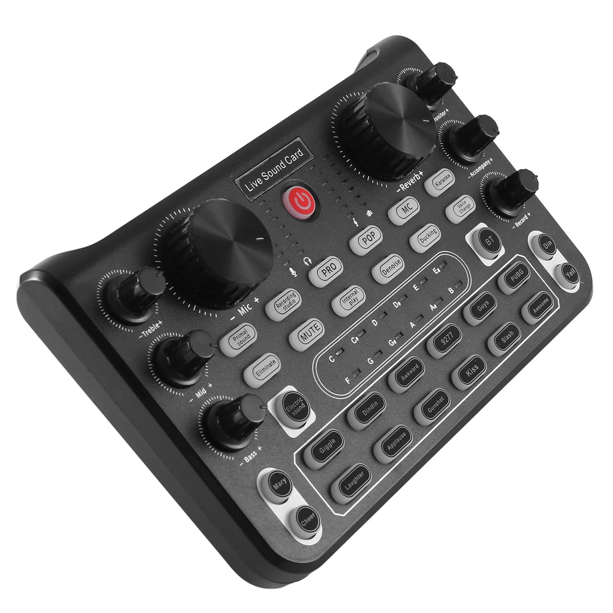 X60 English Version Professional Convenient Compact KTV Singing Sound Card Mixer for Live
X60 English Version Professional Convenient Compact KTV Singing Sound Card Mixer for Live