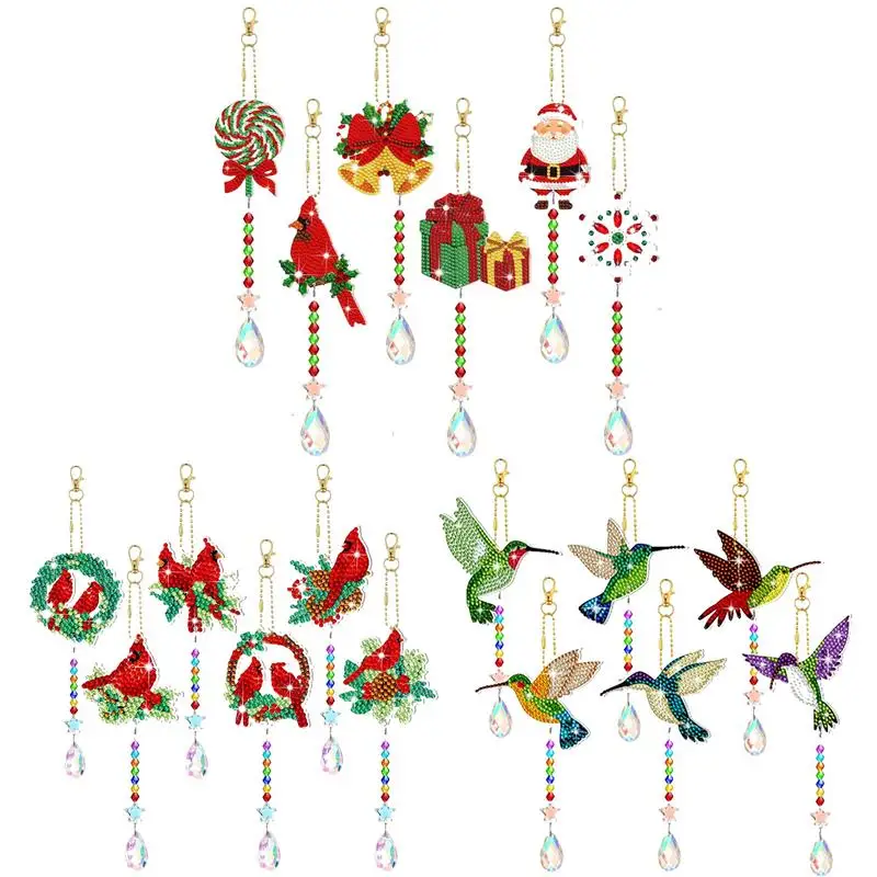 Crystal Art Suncatchers Double Sided 3D Christmas Crystal Painting Kit Window Art Suncatcher Kits For Adults Kid DIY Crafts
Crystal Art Suncatchers Double Sided 3D Christmas Crystal Painting Kit Window Art Suncatcher Kits For Adults Kid DIY Crafts