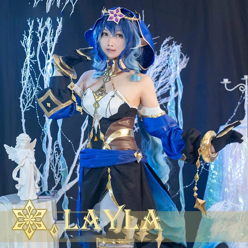 Game Genshin impact New Update Layla Cosplay Costume Pre-Sale The Mysterious Girl Layla Cosplay Role Cos Suit Dress Wig
Game Genshin impact New Update Layla Cosplay Costume Pre-Sale The Mysterious Girl Layla Cosplay Role Cos Suit Dress Wig