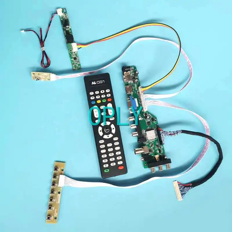 LCD Monitor Matrix DVB Controller Board Fit M238HAN01.0/1/2/3 1920*1080 23.8" LVDS 30 Pin HDMI-Compatible VGA DIY Kit USB AV RF 
LCD Monitor Matrix DVB Controller Board Fit M238HAN01.0/1/2/3 1920*1080 23.8" LVDS 30 Pin HDMI-Compatible VGA DIY Kit USB AV RF