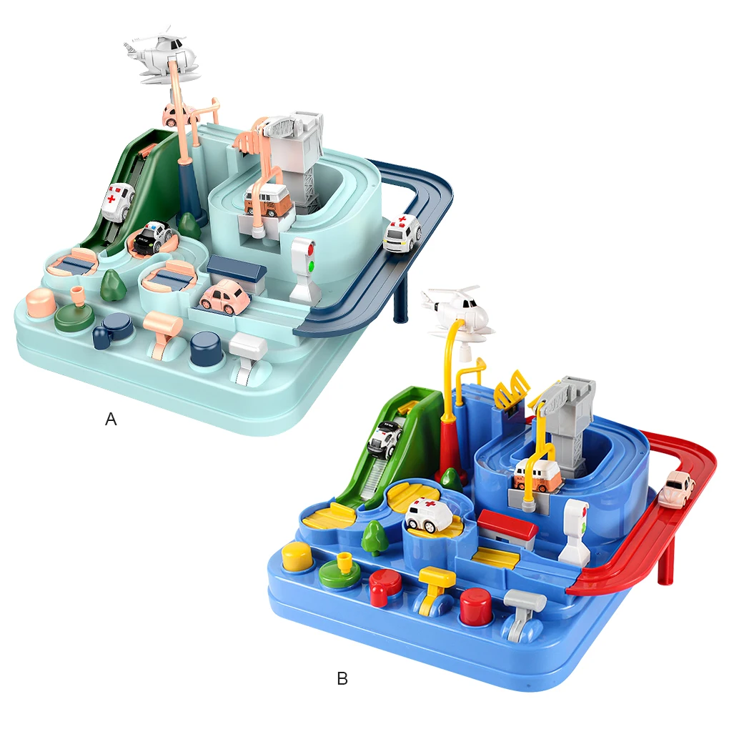

Автомобили Приключения Игра спасательный рельс гоночная модель Обучающие игрушки подарок путешествия