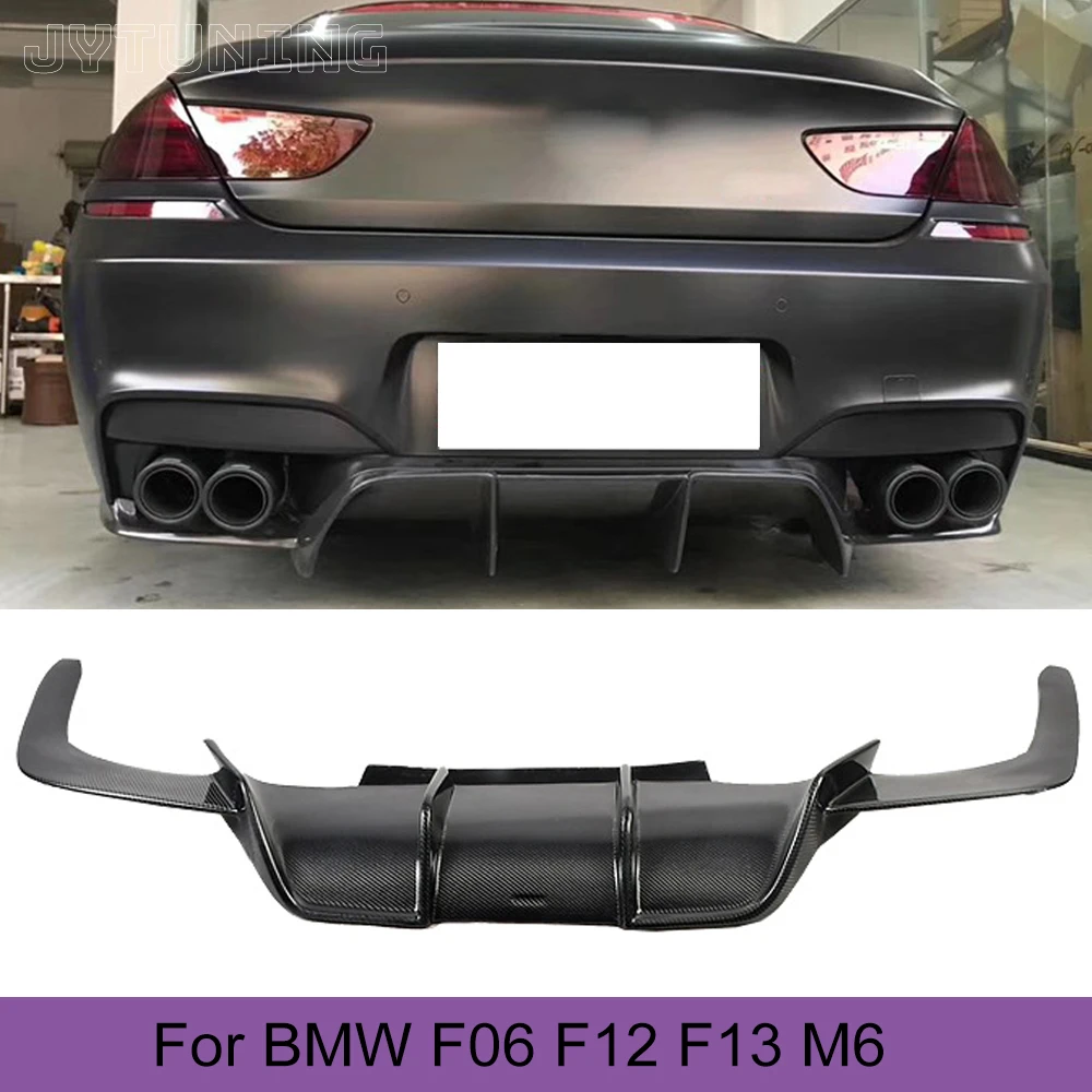 

6 Series Carbon Fiber / FRP Rear Bumper Lip Diffuser Spoiler for BMW F06 F12 F13 M6 M Tech M Sport 2013 - 2016