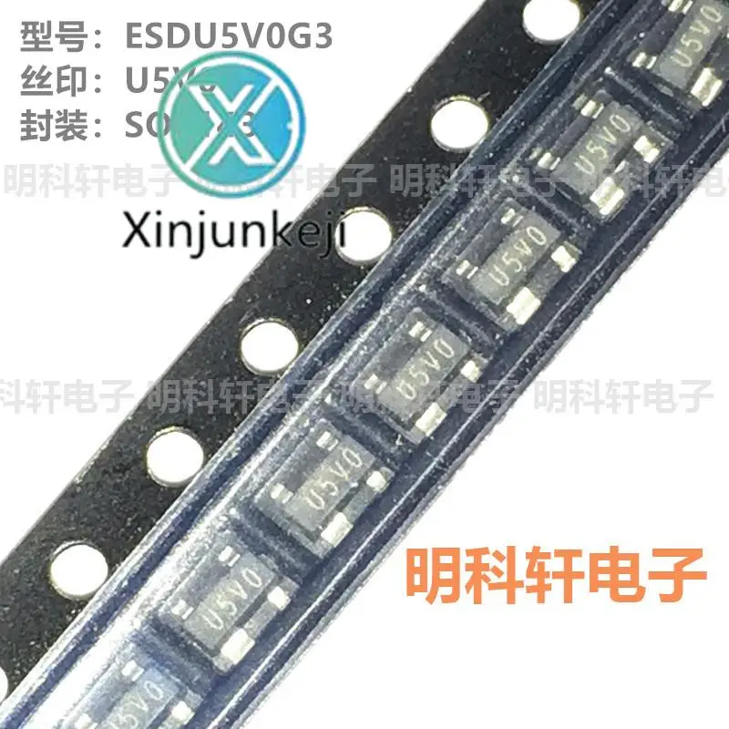 50pcs orginal new ESDU5V0G3 silk screen U5V0 SOT143 SMD TVS/ESD electrostatic protection diode
50pcs orginal new ESDU5V0G3 silk screen U5V0 SOT143 SMD TVS/ESD electrostatic protection diode