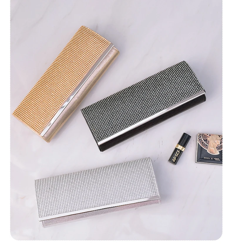 Silver Wedding Party Bags Golden Crystal Women Evening Clutches Cheap Ladies Festival Purses Black Rhinestone Clutch
Silver Wedding Party Bags Golden Crystal Women Evening Clutches Cheap Ladies Festival Purses Black Rhinestone Clutch