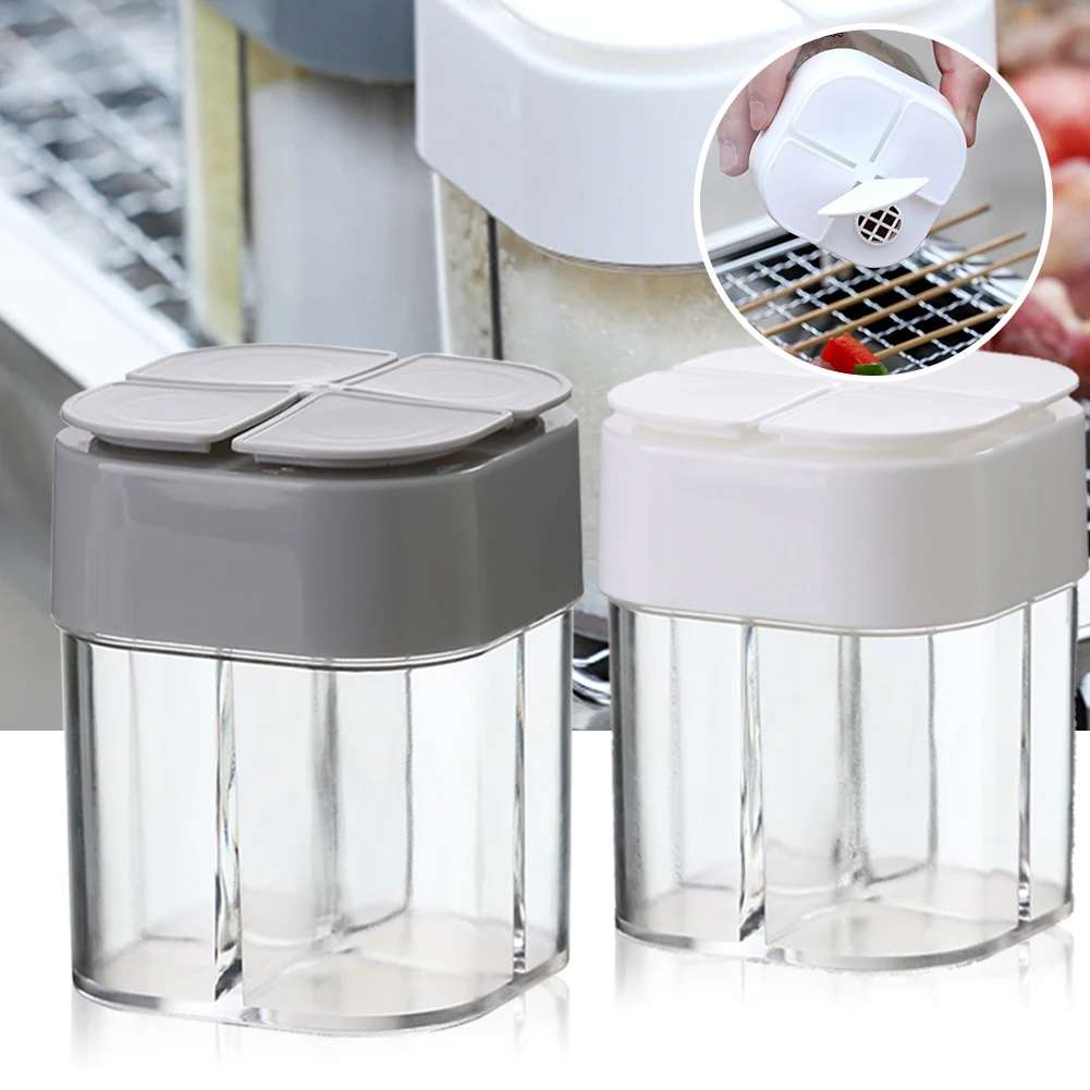 4 in 1 Spice Bottle BBQ Seasoning Jar Kitchen Spice Dispenser Outdoor Camping Seasoning Container Kitchen Gadget Accessories
4 in 1 Spice Bottle BBQ Seasoning Jar Kitchen Spice Dispenser Outdoor Camping Seasoning Container Kitchen Gadget Accessories