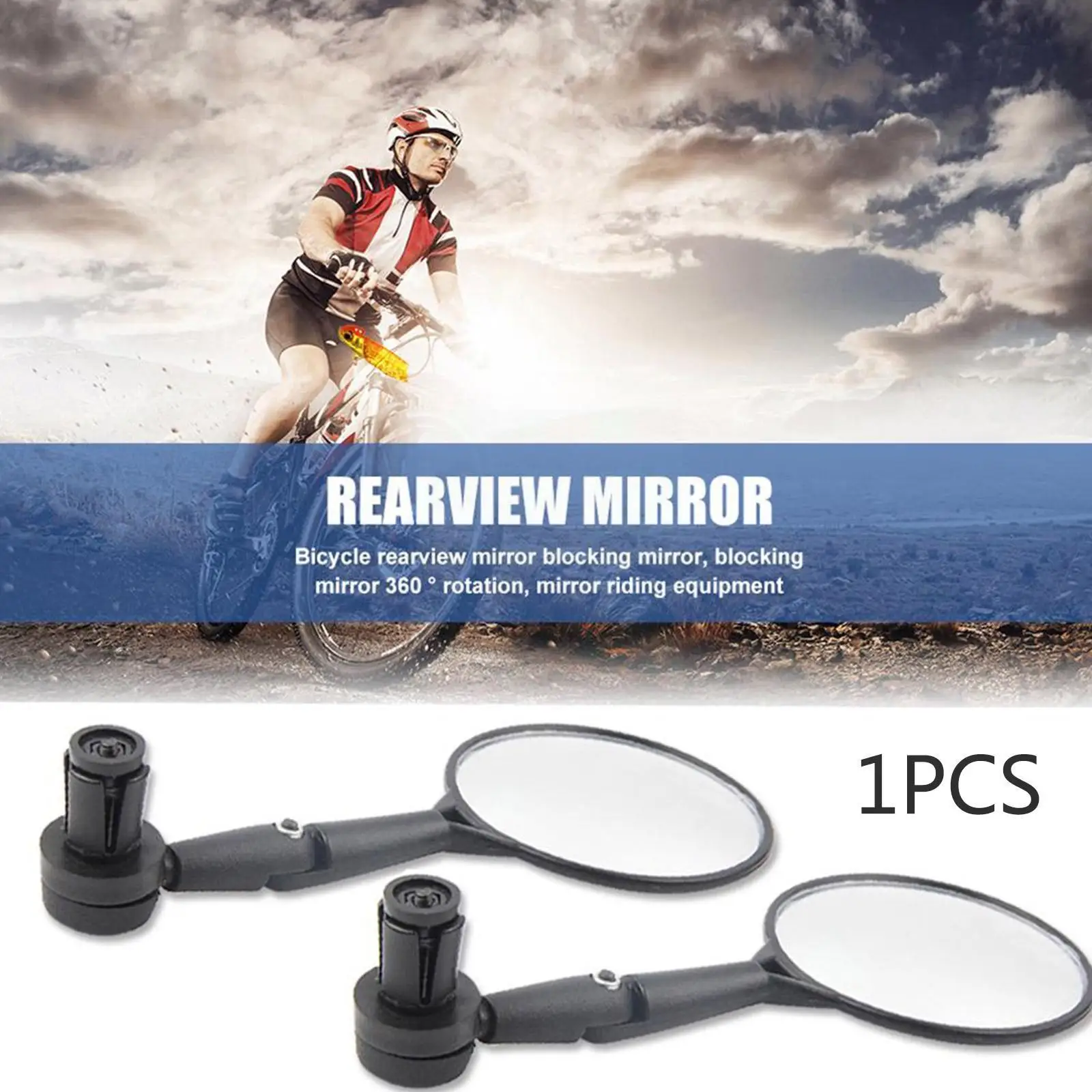 360°MBT Cycling Rearview Mirror Adjustable Rotate Wide-Angle Cycling Handlebar Rear View For MTB Road Bike Accessories D8M6
360°MBT Cycling Rearview Mirror Adjustable Rotate Wide-Angle Cycling Handlebar Rear View For MTB Road Bike Accessories D8M6