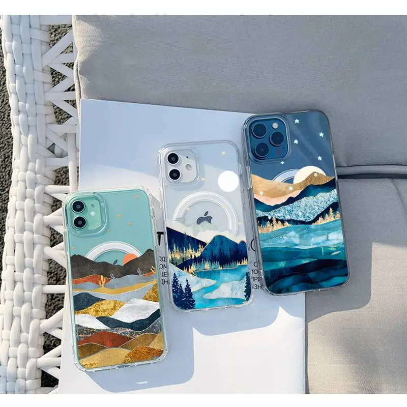mountain scenery Phone Case For iPhone 13 12 11 Mini Pro Max transparent Super Magnetic MagSafe Cover
mountain scenery Phone Case For iPhone 13 12 11 Mini Pro Max transparent Super Magnetic MagSafe Cover
