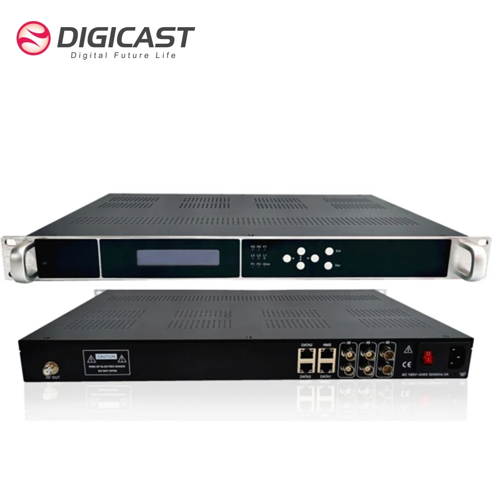 

24E IP to RF QAM Modulator UDP/IP input 16*ISDB-T/DVB-T/ATSC or 32DVB-C digital catv modulator