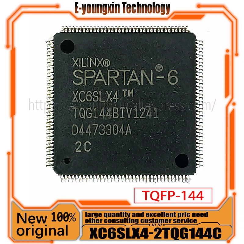 

XC6SLX4-2TQG144C package TQFP-144 FPGA field programmable gate array IC