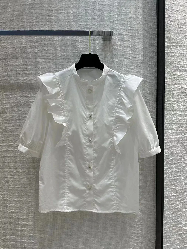 2023 New Spring And Summer Women Fashion Casual Comfortable Lightweight Breathable Lace Puffy Sleeve Design Cotton Shirt
2023 New Spring And Summer Women Fashion Casual Comfortable Lightweight Breathable Lace Puffy Sleeve Design Cotton Shirt
