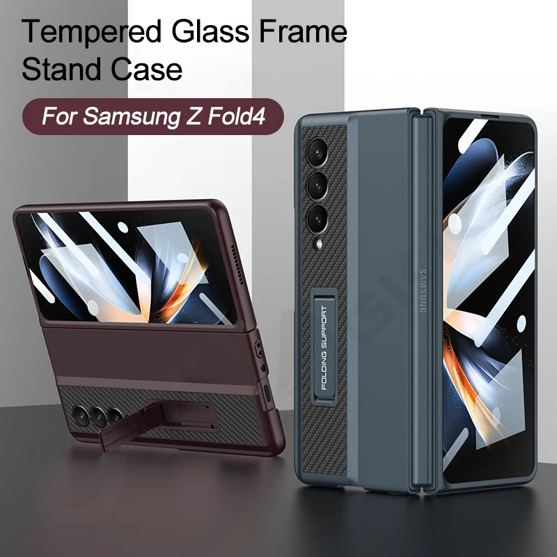 GKK For Galaxy Z Fold4 Case Ultra-Slim Anti-knock Screen Glass Frame Stand Hard For Samsung Galaxy Z Fold 4 Supercar Style Case
GKK For Galaxy Z Fold4 Case Ultra-Slim Anti-knock Screen Glass Frame Stand Hard For Samsung Galaxy Z Fold 4 Supercar Style Case