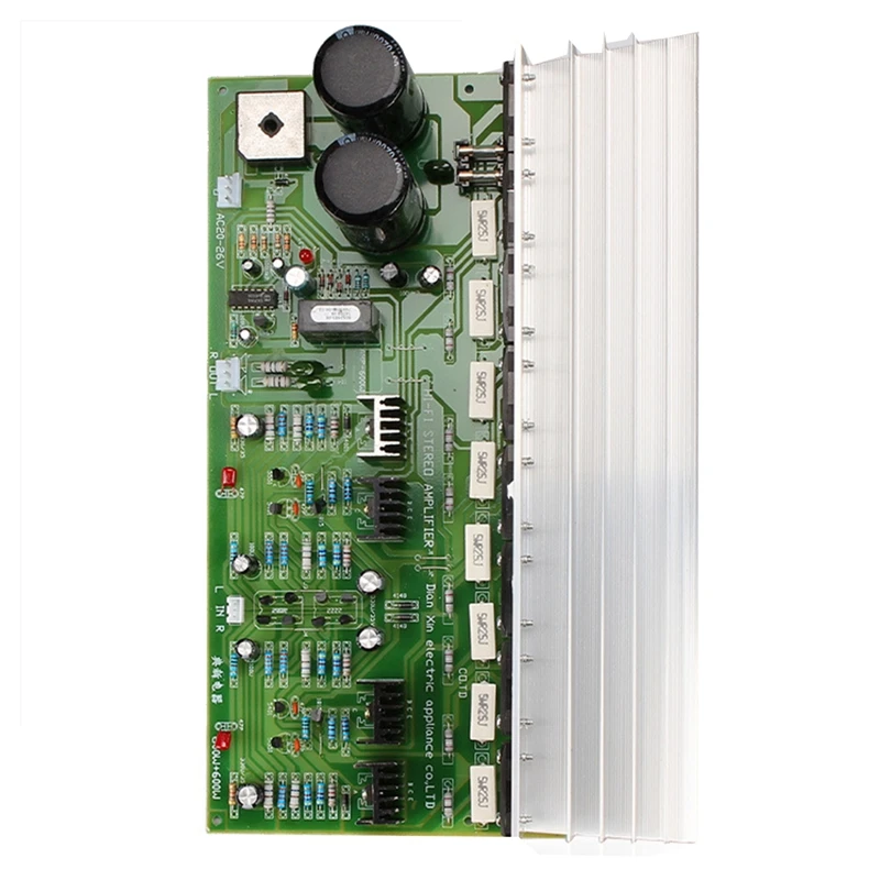 FULL-600Wx2 4-8Ohm 2.0 Fever Amplifier Board AC Dual Group 22V-28V HIFI Stage Level High Fidelity High Power Amplifier Board
FULL-600Wx2 4-8Ohm 2.0 Fever Amplifier Board AC Dual Group 22V-28V HIFI Stage Level High Fidelity High Power Amplifier Board