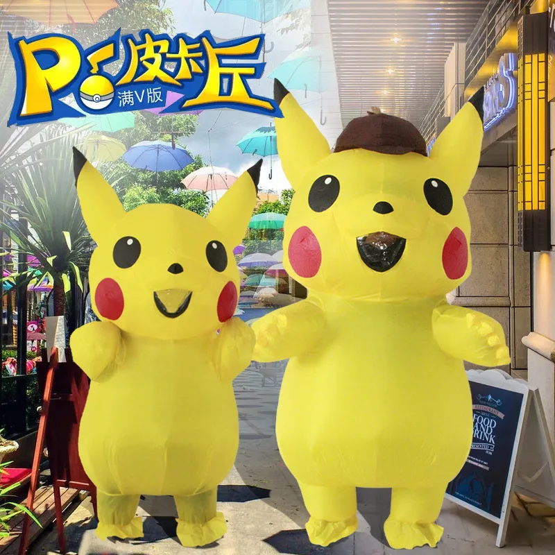 Pokemon inflatable clothes doll props costume children Halloween adult children performance clothes Pikachu cartoon dress up
Pokemon inflatable clothes doll props costume children Halloween adult children performance clothes Pikachu cartoon dress up