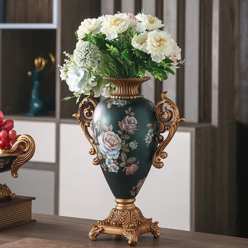 European style living room soft vase decoration American style dining table TV cabinet porch decoration flower flower arrangemen
European style living room soft vase decoration American style dining table TV cabinet porch decoration flower flower arrangemen