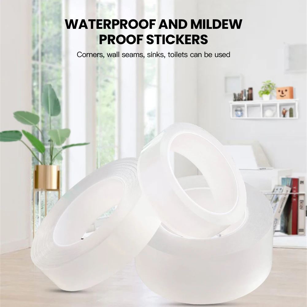 Kitchen Sink Waterproof Mildew Strong Self-adhesive Transparent Tape Bathroom Toilet Crevice Strip Self-adhesive Pool Water Seal
Kitchen Sink Waterproof Mildew Strong Self-adhesive Transparent Tape Bathroom Toilet Crevice Strip Self-adhesive Pool Water Seal