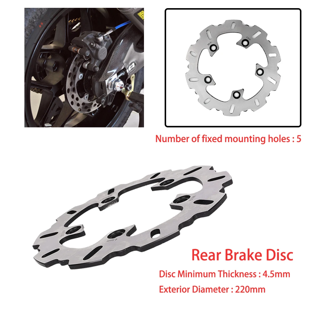 Motorcycle Rear Brake Disc Rotor Accessories For Yamaha MT10 FZ10 MT-10 FZ-10 ABS MT-10SP 2016 2017 2018 2019 2020
Motorcycle Rear Brake Disc Rotor Accessories For Yamaha MT10 FZ10 MT-10 FZ-10 ABS MT-10SP 2016 2017 2018 2019 2020