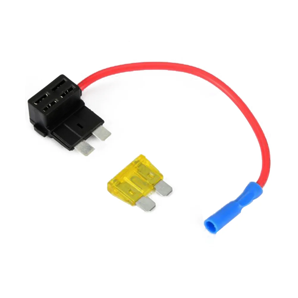 

12V ATO ATC Add A Circuit Fuse Tap Piggy Back Standard Fuse Holder with 20A Fuse - Size M