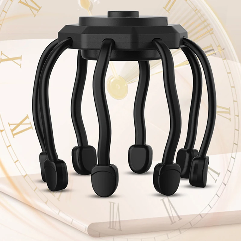 Electric Head Massager Head Scratcher Shoulder Neck Vibration Octopus Scalp Massage For Relax Stress Relief Beauty Healthy Tool 
Electric Head Massager Head Scratcher Shoulder Neck Vibration Octopus Scalp Massage For Relax Stress Relief Beauty Healthy Tool