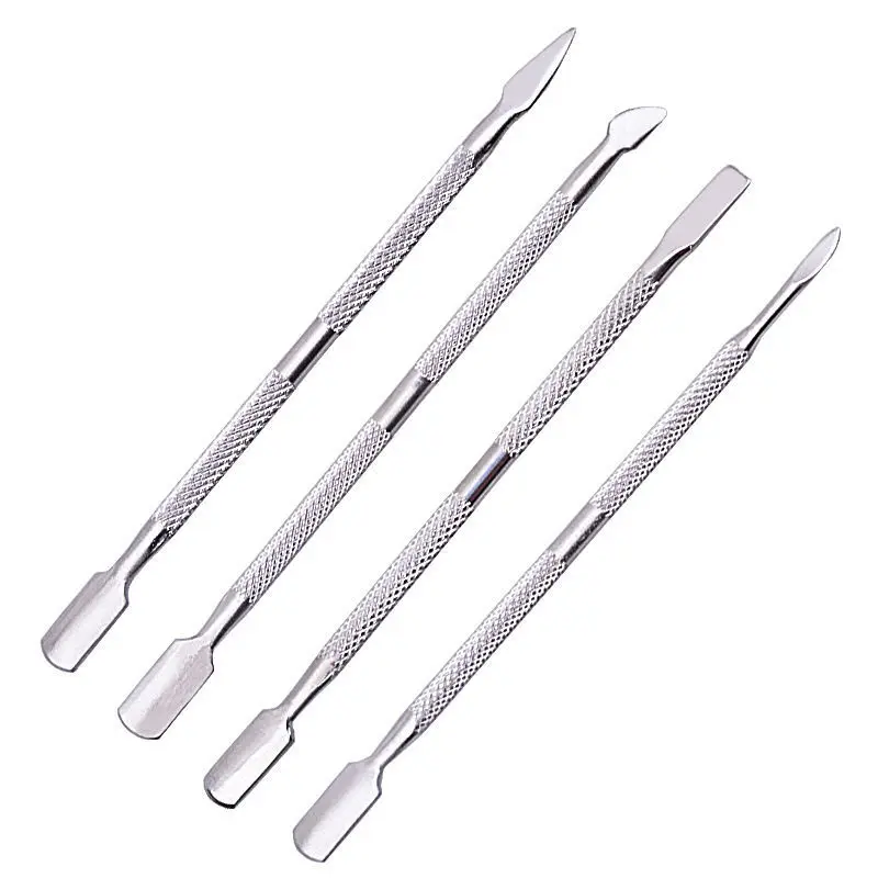 4Pcs Double-ended Stainless Steel Cuticle Pusher Dead Skin Push Remover For Pedicure Manicure Nail Art Cleaner Care Tool
4Pcs Double-ended Stainless Steel Cuticle Pusher Dead Skin Push Remover For Pedicure Manicure Nail Art Cleaner Care Tool