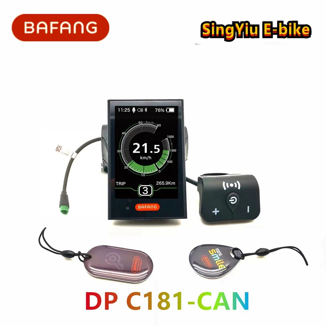SingYiu BaFang DPC181-CAN Bluetooth дисплей с Индукционным брелоком forM600 G521 M620 M500 G520 G510 BAFANG CAN Motor
SingYiu BaFang DPC181-CAN Bluetooth дисплей с Индукционным брелоком forM600 G521 M620 M500 G520 G510 BAFANG CAN Motor