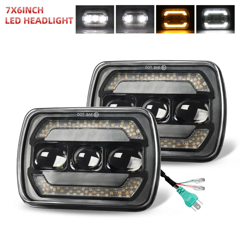 Светодиодные Фары HAOLIDE, 2 Шт., 5x7 Дюймов, Квадратные, С Дневными Ходовыми Огнями, Совместимые С Wrangler YJ
Светодиодные Фары HAOLIDE, 2 Шт., 5x7 Дюймов, Квадратные, С Дневными Ходовыми Огнями, Совместимые С Wrangler YJ