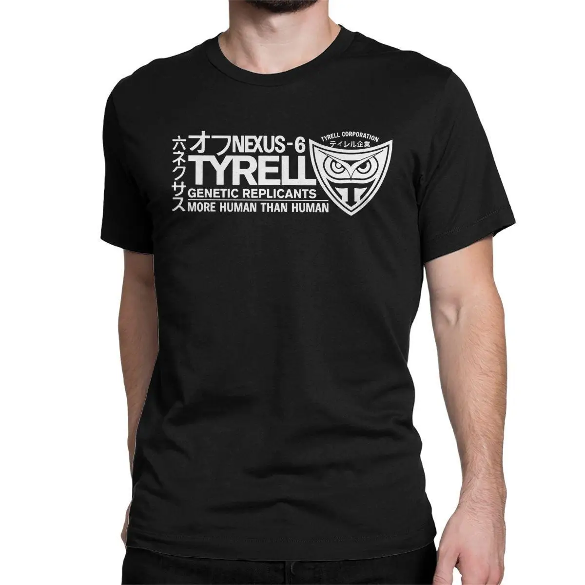

Tyrell Nexus 6 Blade Runner T Shirt Men's Pure Cotton Awesome T-Shirt Crewneck Sci Fi Movie Tee Shirt Short Sleeve Clothes