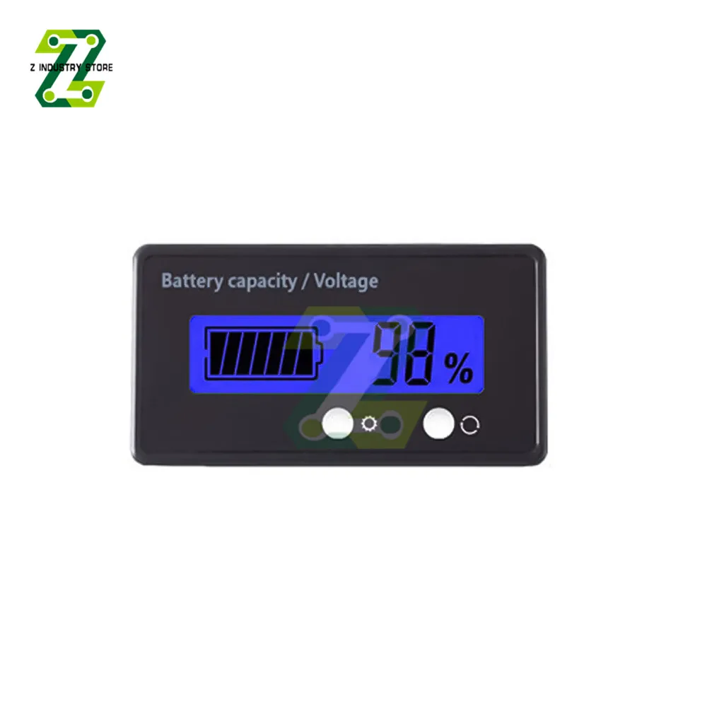 8-120 В литий-ионный свинцово-кислотный аккумулятор Емкость монитор уровня вольтметр Индикатор процента
8-120 В литий-ионный свинцово-кислотный аккумулятор Емкость монитор уровня вольтметр Индикатор процента