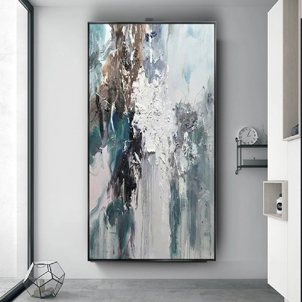 High Quality Thick Knife Blue And Off-White Texture Abstract Canvas Oil Painting 100% Hand-Painted Landscape Wall Art Decor Home
High Quality Thick Knife Blue And Off-White Texture Abstract Canvas Oil Painting 100% Hand-Painted Landscape Wall Art Decor Home