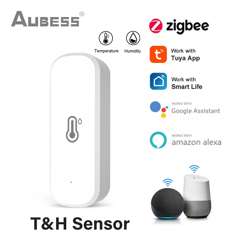 Tuya Zigbee Smart Temperature Humidity Sensor Indoor Hygrometer APP Remote Monitor Var Smart Life Works With Alexa Google Home
Tuya Zigbee Smart Temperature Humidity Sensor Indoor Hygrometer APP Remote Monitor Var Smart Life Works With Alexa Google Home