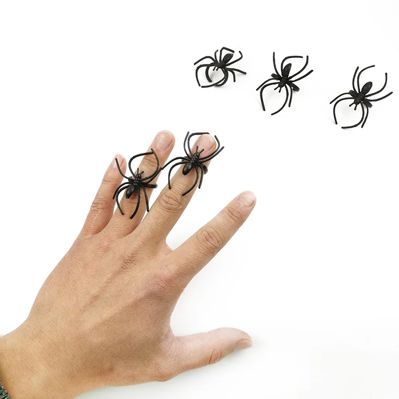 20Pcs/Pack Black Plastic Spider Ring Halloween Decorations For Home Halloween Party Decoration For Kids Party Ring Props
20Pcs/Pack Black Plastic Spider Ring Halloween Decorations For Home Halloween Party Decoration For Kids Party Ring Props