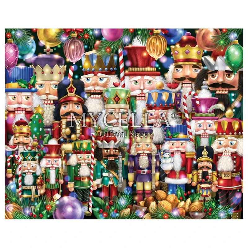 Nutcracker Suite Christmas Full 5D DIY Diamond Painting Cross stitch kits Mosaic Embroidery decoración hogar pintura de diamante
Nutcracker Suite Christmas Full 5D DIY Diamond Painting Cross stitch kits Mosaic Embroidery decoración hogar pintura de diamante