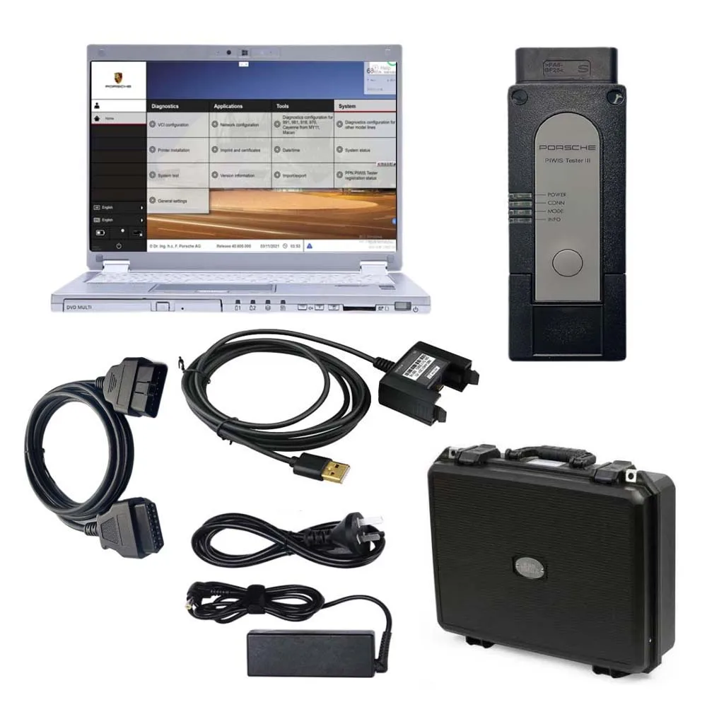 Ноутбук Piwis3 PT3G-VCI V41.600.12 + V38.250 Plus Pan-aso-nic CF-MX4 i5 5300U, последняя версия программного обеспечения: V41.600.12 + V38.2
Ноутбук Piwis3 PT3G-VCI V41.600.12 + V38.250 Plus Pan-aso-nic CF-MX4 i5 5300U, последняя версия программного обеспечения: V41.600.12 + V38.2